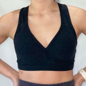 Beyond Yoga Lift Your Spirits Bra in Darkest Night